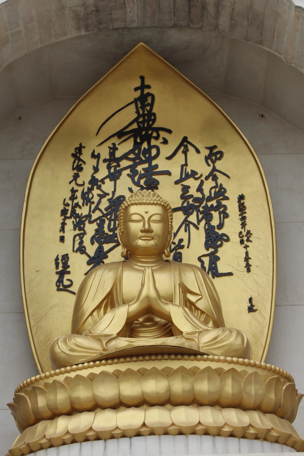 Rudra.Tours: Buddha Statue in Rajgir, Bihar part of our Buddhist Circuit Tour. 